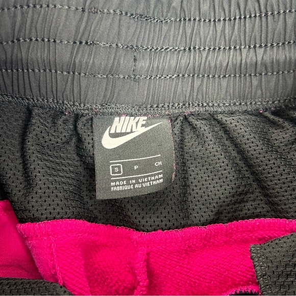 Nike Outfit Womens Small Matching Outfit Sweatshirt Sweatpants Pink Black Travel - Picture 4 of 9